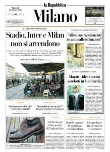 la Repubblica Milano - 2 Febbraio 2021