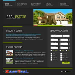 FlashMint 2128 Real estate agency flash template