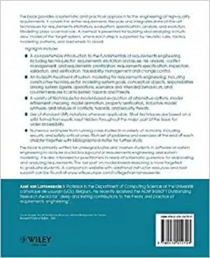 Requirements Engineering: From System Goals to UML Models to Software Specifications