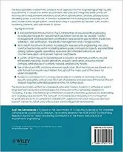 Requirements Engineering: From System Goals to UML Models to Software Specifications