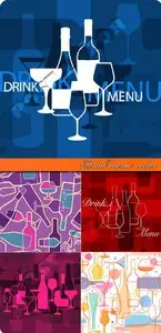 Drink menu vector