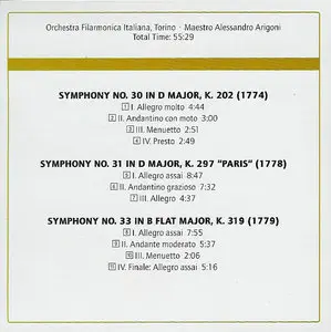 W.A.Mozart - 46 Symphonies (Alessandro Arigoni) CD7 of 10