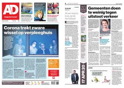 Algemeen Dagblad - Zoetermeer – 17 april 2020
