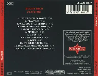 Buddy Rich - Playtime (1960) {Argo--Charly LE JAZZ CD 47 rel 1995}