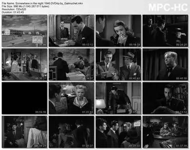 Somewhere in the night / Quelque part dans la nuit (1946)