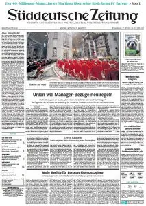 Süddeutsche Zeitung vom Mittwoch, 13. März 2013