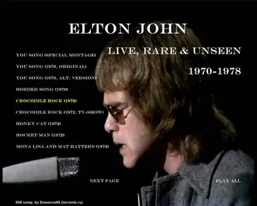 Elton John - Live, Rare & Unseen (1970-1978)