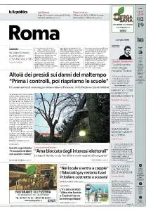 la Repubblica Roma - 25 Febbraio 2019