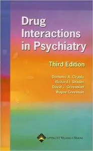 Drug Interactions in Psychiatry, 3rd edition