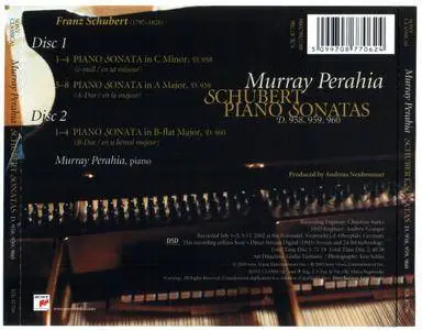 Murray Perahia - Schubert: Piano Sonatas D. 958, 959, 960 (2003) (Repost)