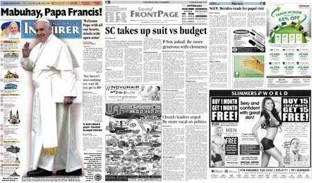 Philippine Daily Inquirer – January 15, 2015