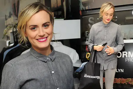 Taylor Schilling - Gap's DressNormal Project in Brooklyn October 13, 2014