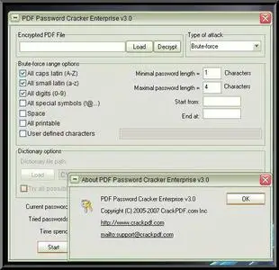 PDF Password Cracker Enterprise 3.0 - Portable