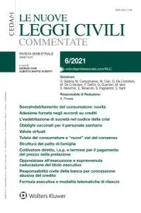 Le Nuove Leggi Civili Commentate - Dicembre 2021