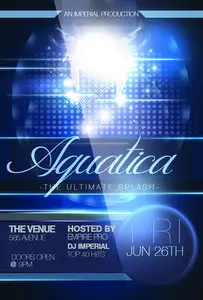 Flyer Template - Aquatica Pool Party
