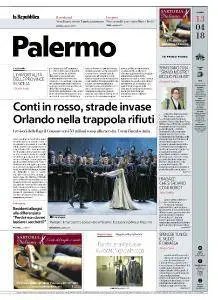 la Repubblica Palermo - 13 Aprile 2018