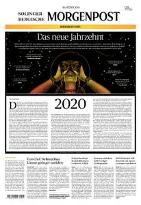 Solinger Morgenpost – 31. Dezember 2019