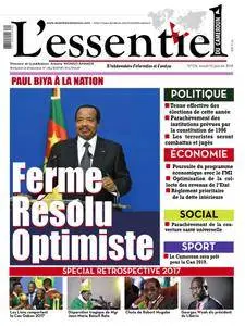 L'essentiel du Cameroun - 02 janvier 2018