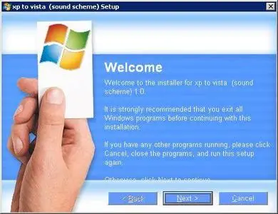 Vista Sounds Pack for Windows XP