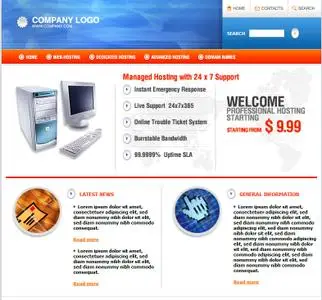 Full HTML Template (html + psd