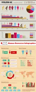 Vectors - Human Resources Infographics