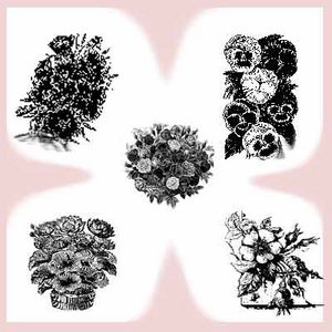 Flower cliparts for photoshop