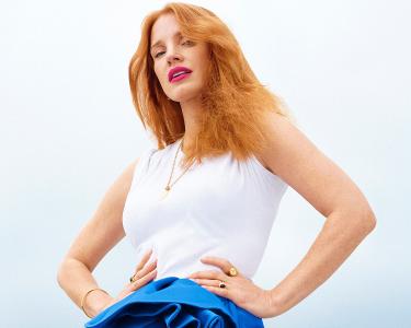 Jessica Chastain by Mary Rozzi for SHAPE January 2021