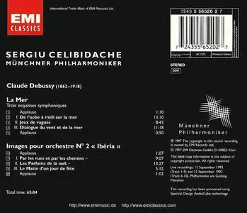 Sergiu Celibidache, Münchner Philharmoniker - Claude Debussy: La Mer, Ibéria (1997)