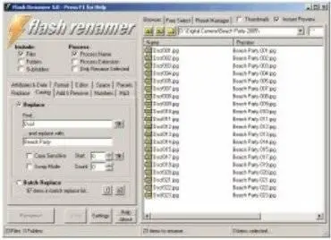 Flash Renamer v5.1