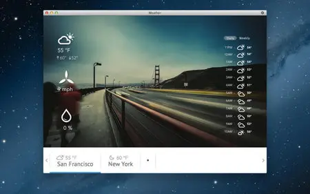 Weather Live v1.1 Mac OS X