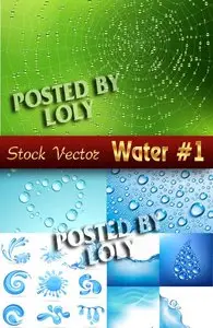 Vector Water #1 - Stock Vector