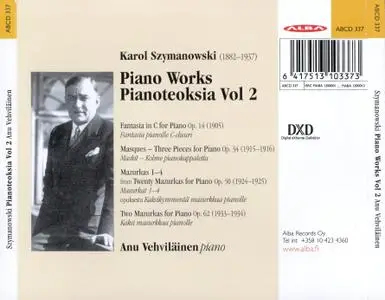 Anu Vehvilainen - Karol Szymanowski: Piano Works, Vol. 2 (2012)