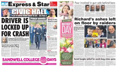 Express and Star Staffordshire Edition – March 05, 2019