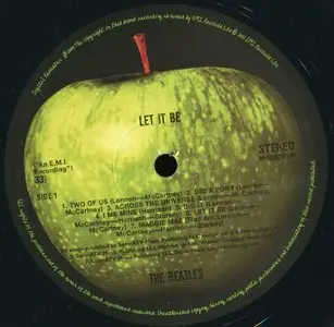 The Beatles - Let it be {USA Reissue, 2012} vinyl rip 24/96 {NEW RIP, NEW RIG}