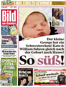 Bild am Sonntag, 03. Mai 2015
