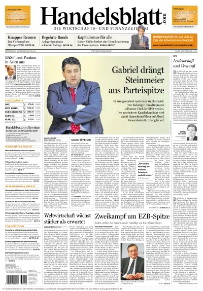 Handelsblatt vom 30.09.2009