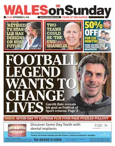 Wales on Sunday - 21 September 2025
