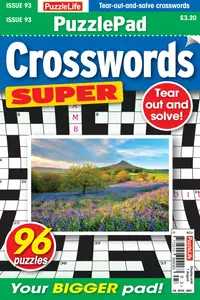 PuzzleLife PuzzlePad Crosswords Super - July 2025