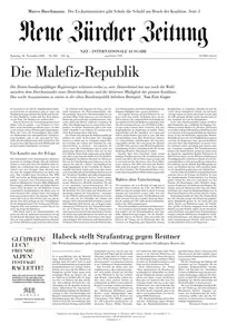 Neue Zurcher Zeitung International  - 16 November 2024