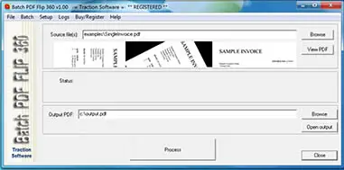 Traction Software Batch PDF Flip v1.03