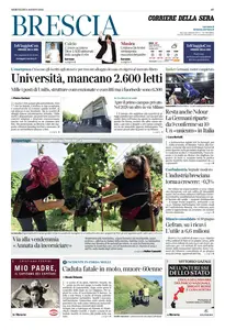 Corriere della Sera Brescia - 6 Agosto 2025