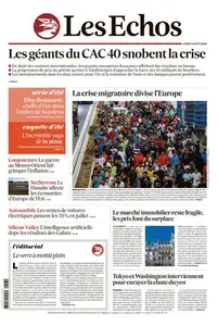 Les Echos du Lundi 3 Août 2026