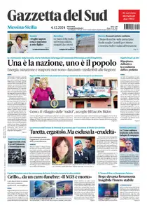 Gazzetta del Sud Messina - 4 Dicembre 2024