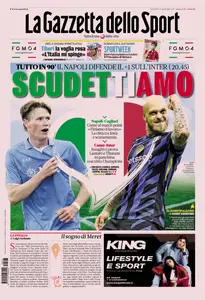 La Gazzetta dello Sport - 23 Maggio 2025