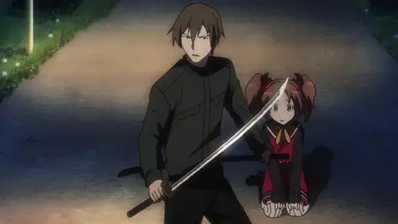 Nanana's Buried Treasure (2014 S01E09 A Study of Ikusaba Hiiyo and Yoshino Saki YURI