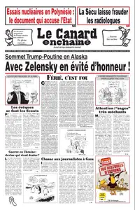 Le Canard enchaîné - 13 Août 2025