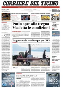 Corriere del Ticino - 8 Marzo 2025