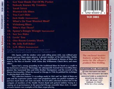 Otis Spann - Otis Spann's Chicago Blues (1966) {1994, Reissue}