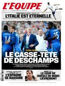 L'Equipe du Mardi 14 Juin 2016