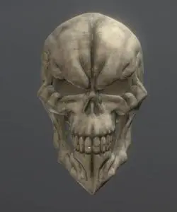 King of the Dead Skull  3D Print